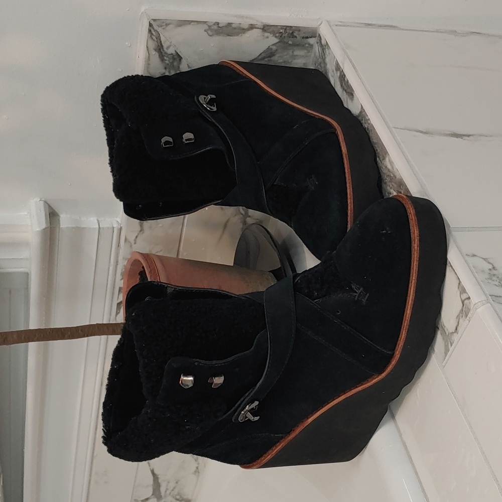 Coach platform boots